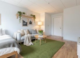 Foto Studentgatan dubblett AI-inredd