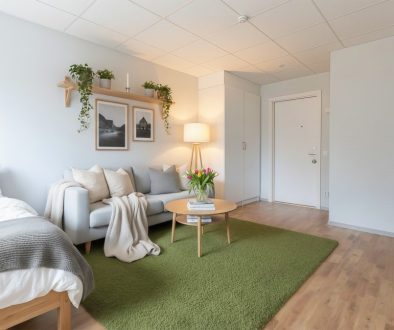 Foto Studentgatan dubblett AI-inredd